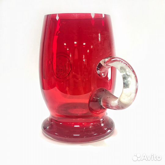 Кружка. Рубиновое стекло. Олимпиада 1980 год