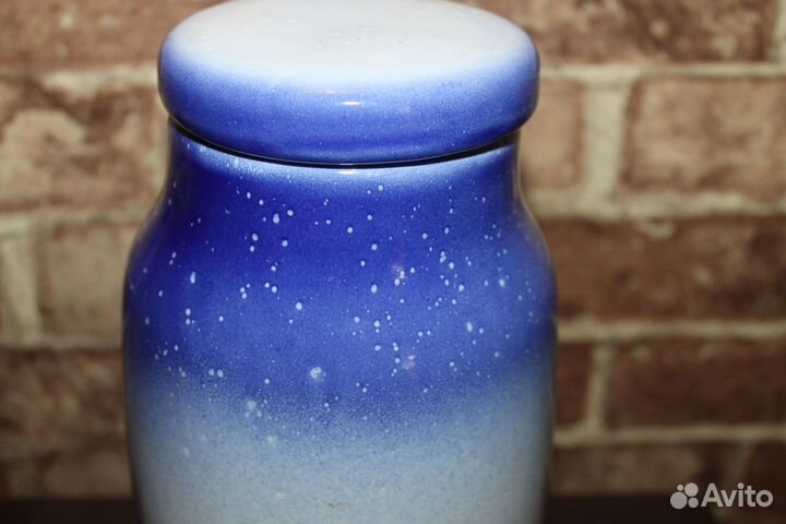 Посуда. Винтажная банка с крышкой-ссср