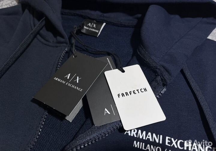 Зип худи armani exchange milano new york new