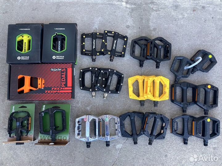 Педали: MKS Wellgo Portal Octopus Lite fix