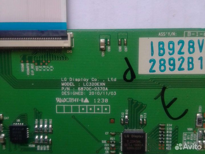 T-CON телевизора LC32dexn