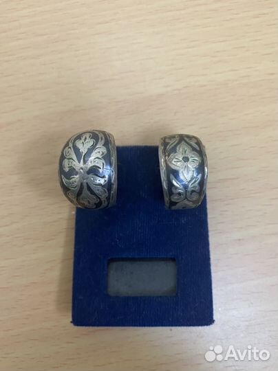 Серебряные серьги