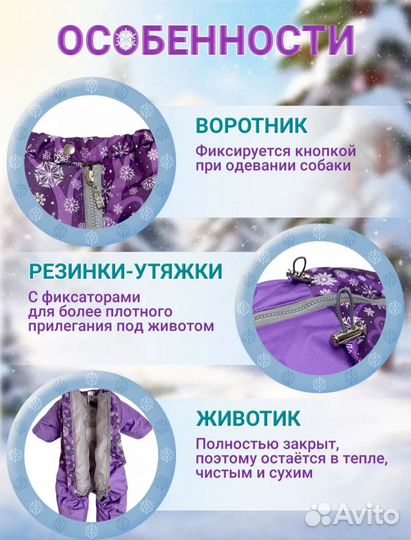 Комбинезон(девочка) и шлейка для собак средн.пород