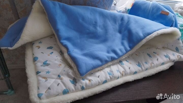 Комплект на выписку для мальчика зима