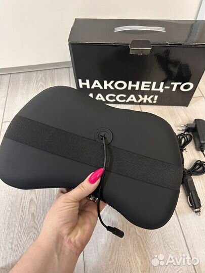 Массажная подушка для тела шеи и спины новая