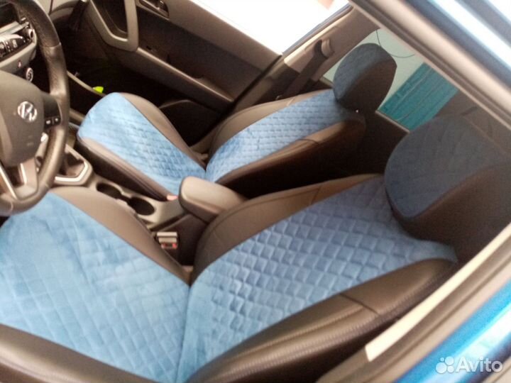 Чехолы на сиденья хундай крета. 2016-2021г,в