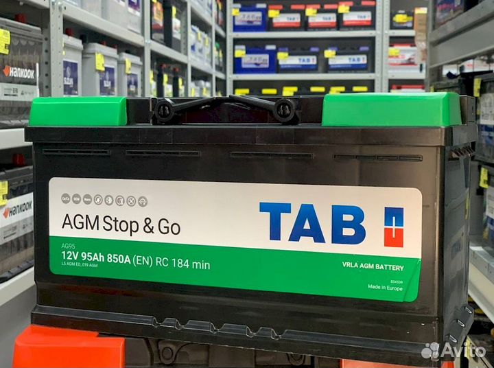 Аккумулятор новый TAB AGM stop&GO 95Ач