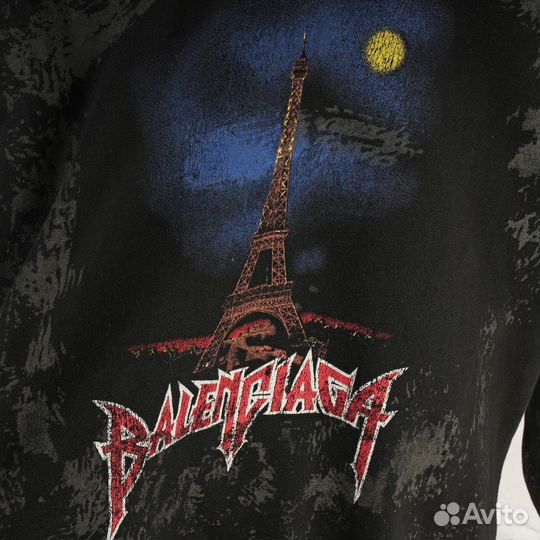 Худи Balenciaga Paris Moon