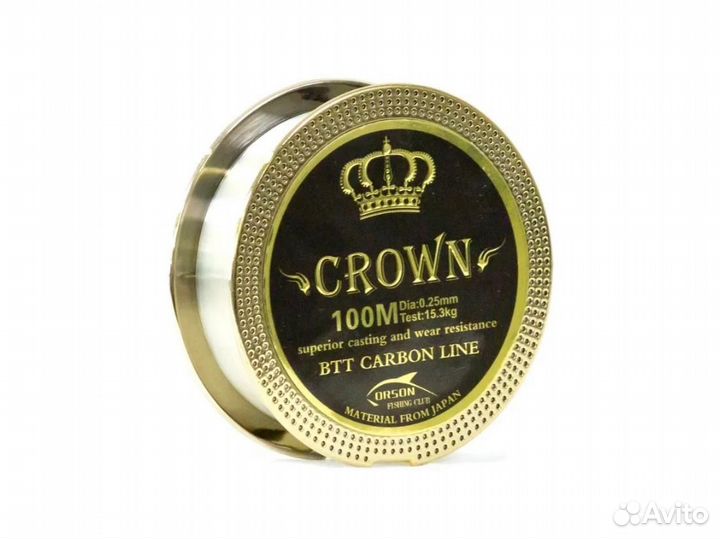 Леска Crown Carbon line 0.50 мм, 100м
