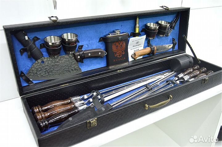 Набор шампуров в кейсе 