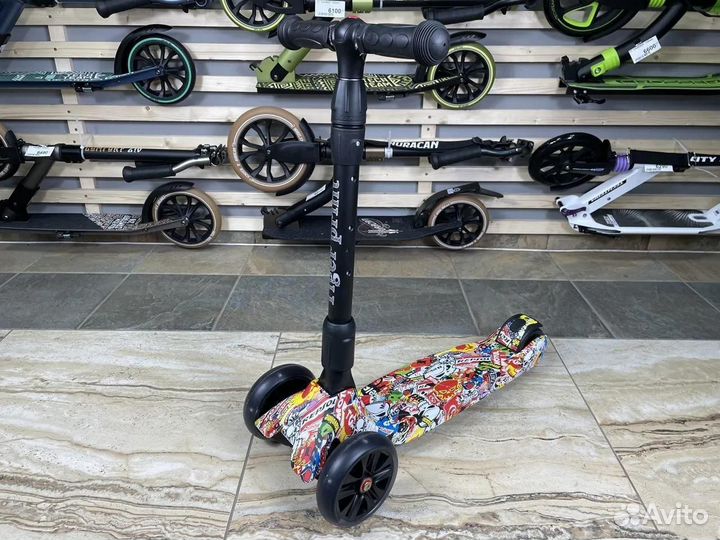 Самокат трансформер Новый Детский