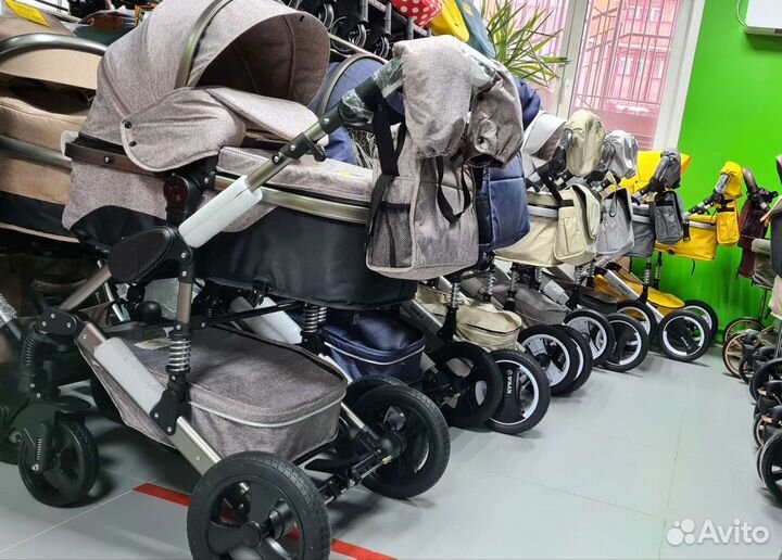 Новая коляска 3 в 1 трансфомер Luxmom 555