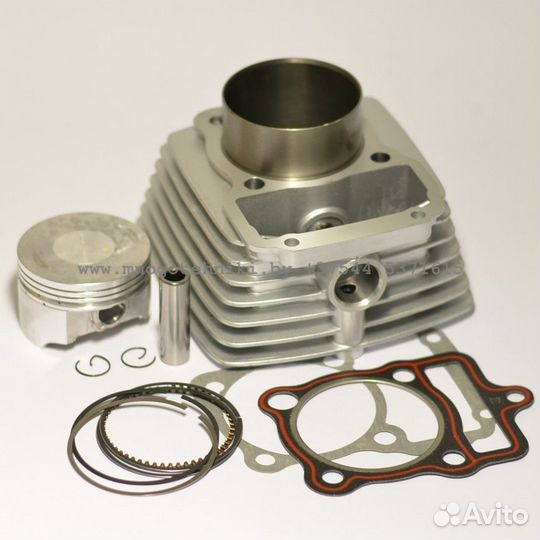 Цилиндр в сборе с поршнем CG250 см3 67,00мм 167FMM