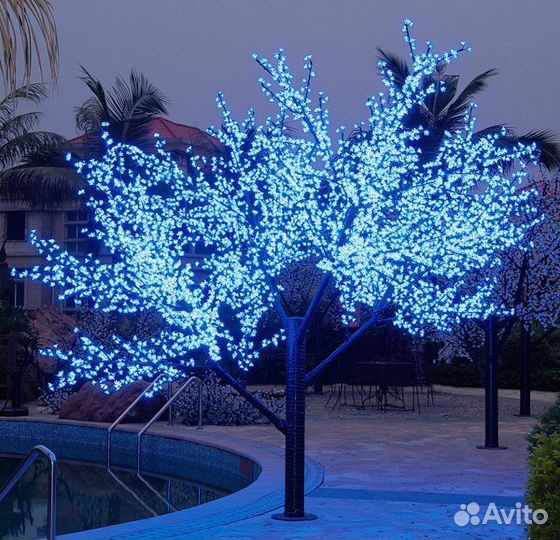 Уличные светящиеся деревья LED