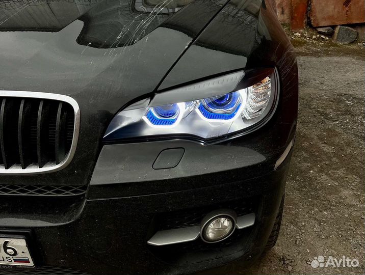 3D глазки ALT96 для BMW X6E71 в G с синей встакой