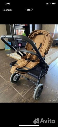 Коляска с реверсивным блоком