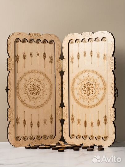 Нарды деревянные 50 см новые