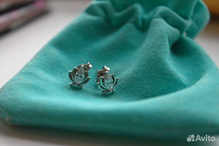 Серьги Серебро СССР