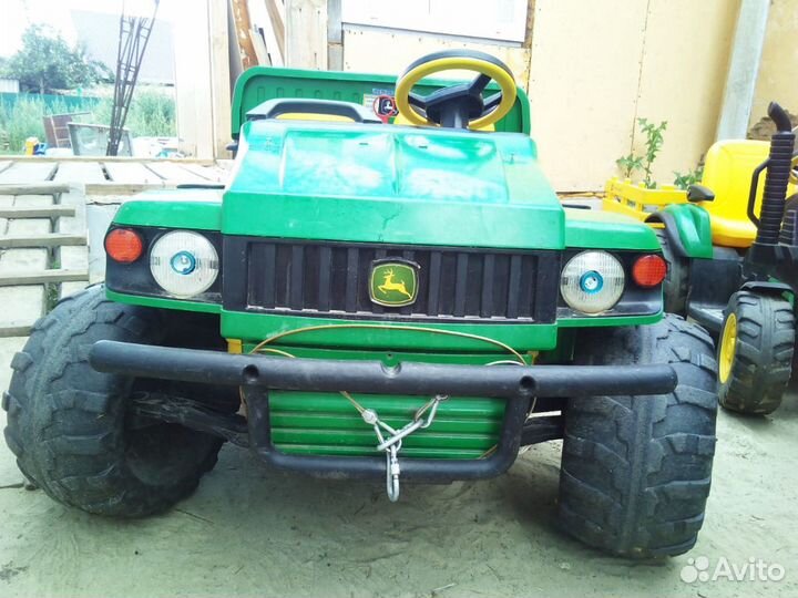 Детский электромобиль Джон дир, пег, peg perego