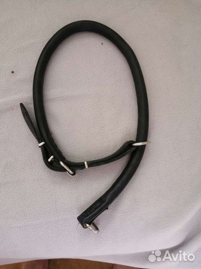 Кожаный ошейник для дрессировки крупных собак