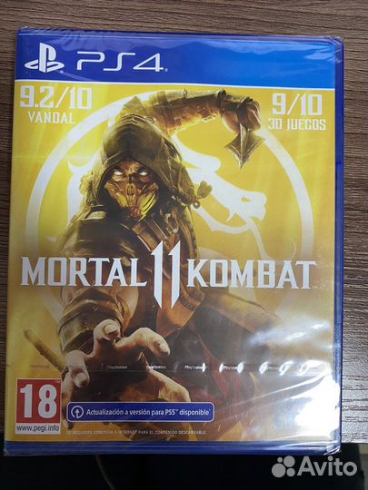Диск Mortal Combat для PS 4