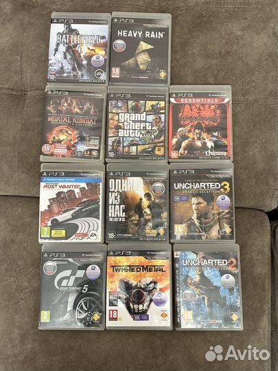 Диски с играми на ps3 и ps4