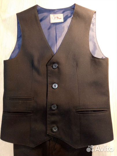 Школьный костюм для мальчика 140 синий