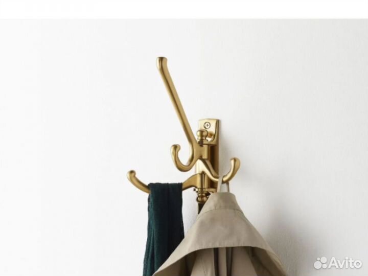 Вешалка настенная IKEA икея тройная подвижная