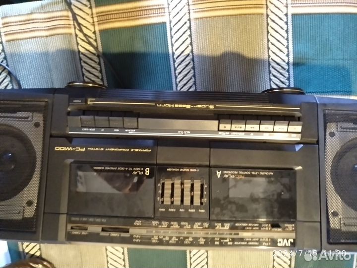 Магнитола jvc pc w100