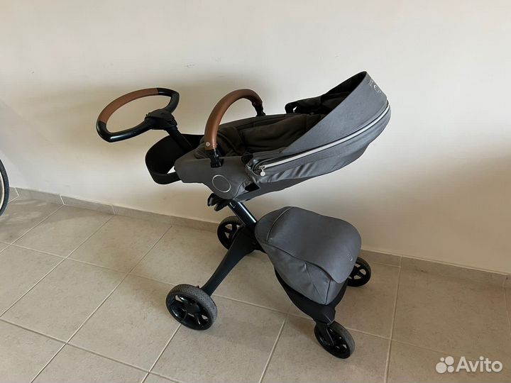 Коляска stokke xplory X серая