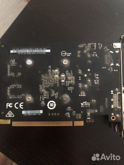 Видеокарта msi geforce gt 1030 aero itx 2gb