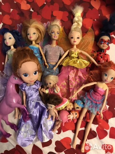 Куклы winx Барби и другие пакетом