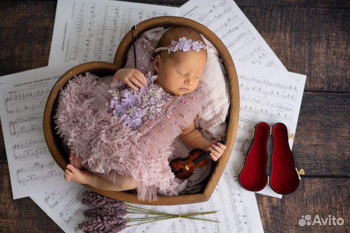 Фотосессия новорожденных в стиле ньюборн