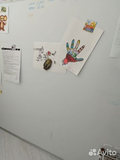 Магнитная доска на стену 150х118