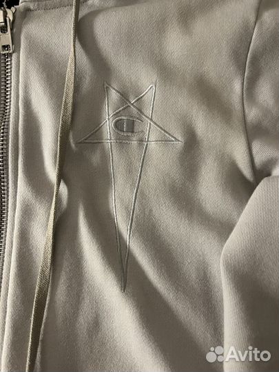 Зип худи rick owens champion