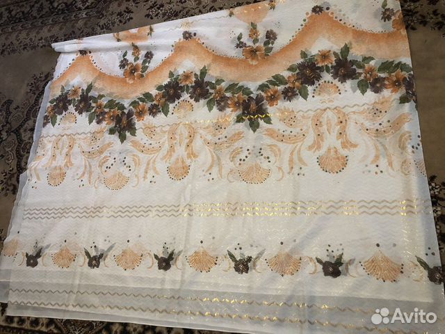 Тюль с люрексом