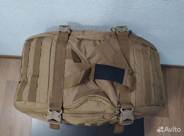 Сумка рюкзак тактическая 50л и 70л песок