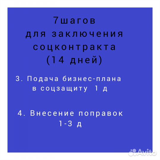 Бизнес -план для соцконтракта