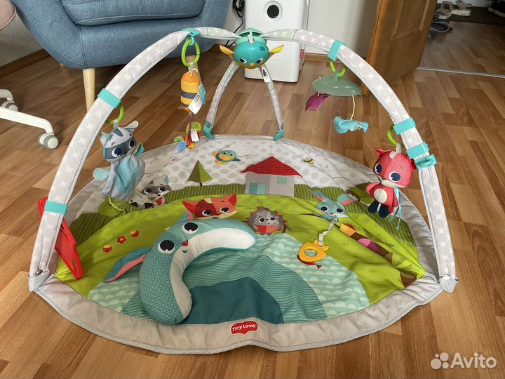 Развивающий коврик tiny love солнечная полянка