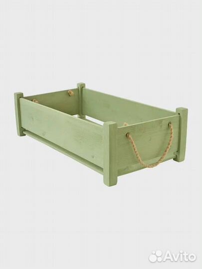 Ящик деревянный прямоугольный для хранения, цветов