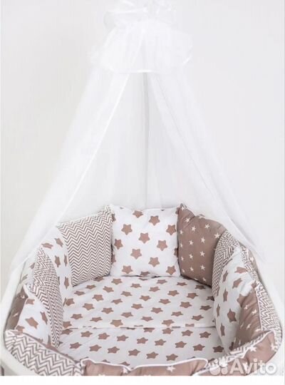 Бортики в детскую кроватку