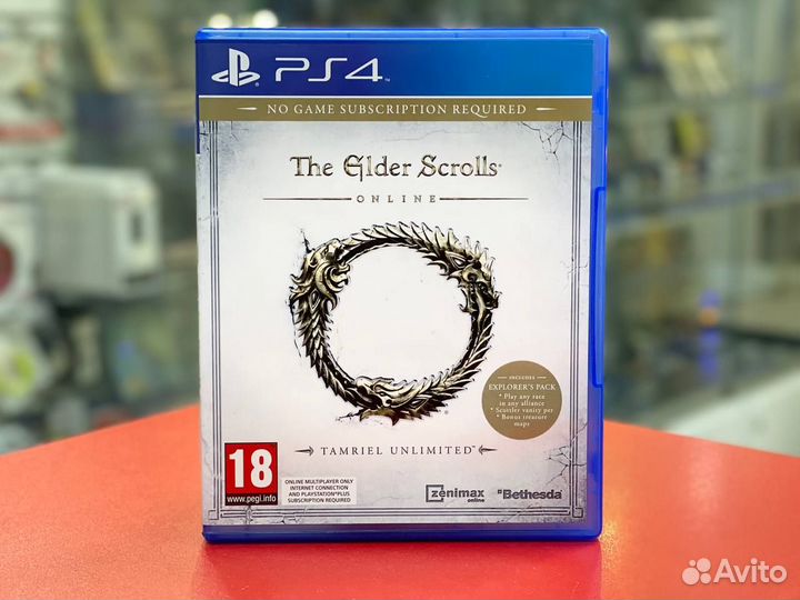 PS4 The Elder Scrolls Online cusa-00086 Б/У (Английская версия)