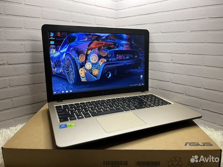 Мощный ноутбук Asus 4ядра/2видеокарты/8gb/SSD