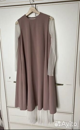 Платье unique fabric черешня