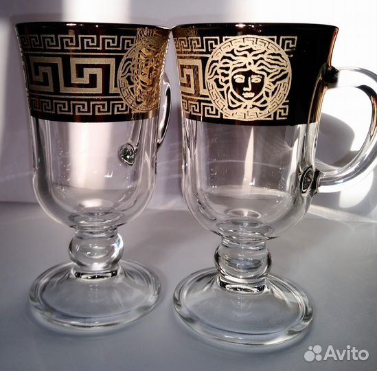 Набор бокалов Versace для глинтвейна, латте,глясе