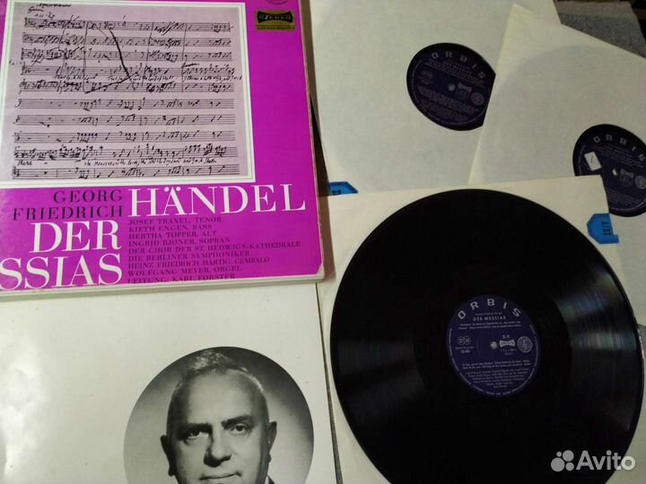 Гендель Händel messias оратория винил