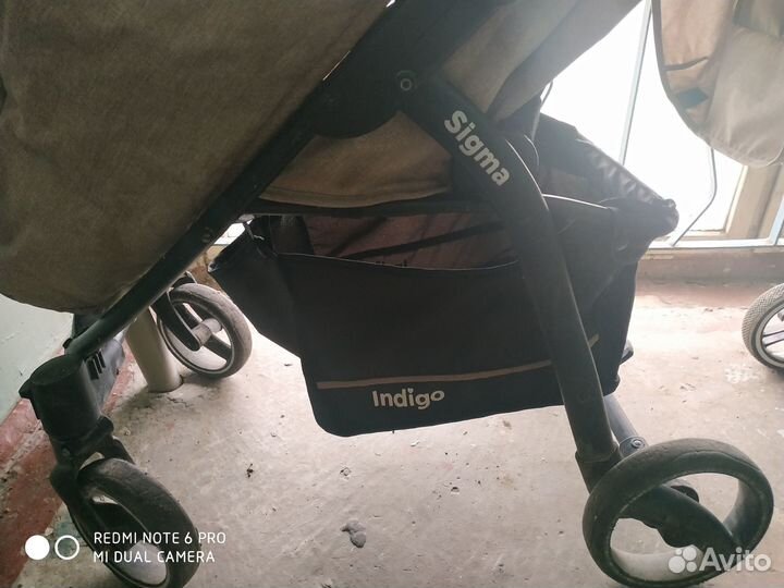 Коляска прогулочная Indigo Sigma (Всесезонная )