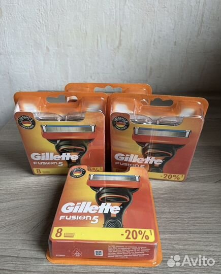 Кассеты для бритья gillette fusion 5 оригинальные