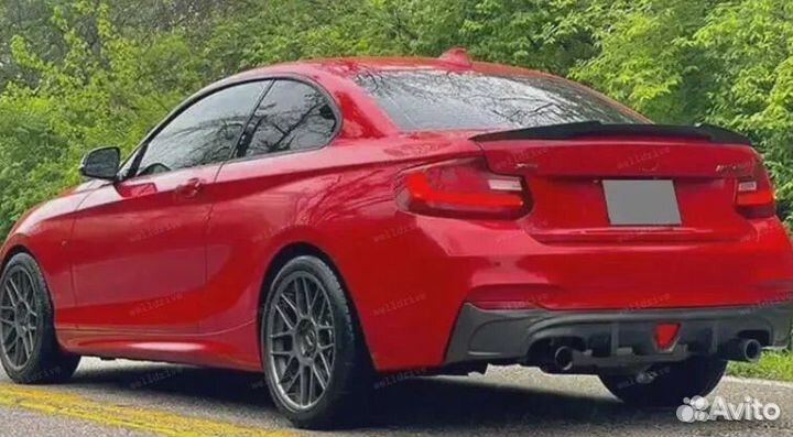 Спойлер BMW 2 F22 M4 черный глянец