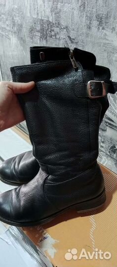 Сапоги зимние, натуральная кожа 38р